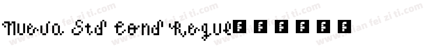 Nueva Std Cond Regul字体转换